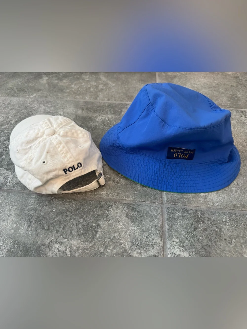 Polo Ralph Lauren boy kids bucket reversible hat baseball hats bundle 2T -4T